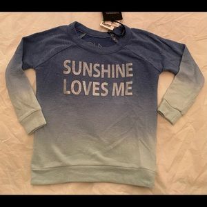 NWT CHASER “Sunshine Loves Me” Girls Top - Size 4